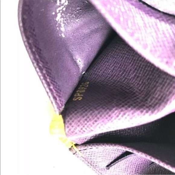 Authentic Louis Vuitton Wallet Porte Monet Yellow Epi LV Vintage - Picture 11 of 12